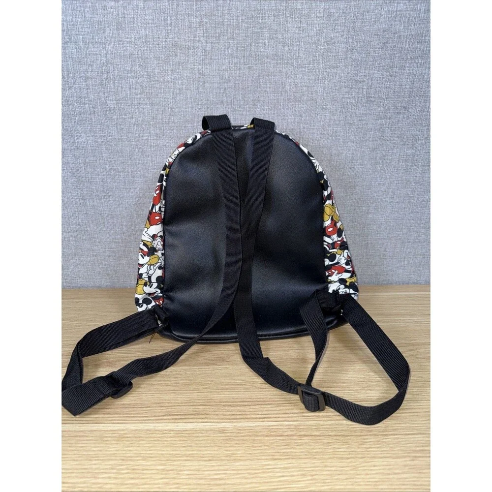 Bioworld Disney Mini Backpack All Over Multi-Color Mickey Mouse Print Nylon EUC